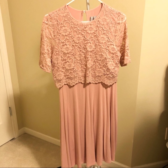 ASOS Maternity Nursing Lace Double Layer Dress - Picture 5 of 7